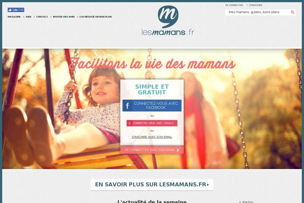 lesmamans.fr site used Lesmamans