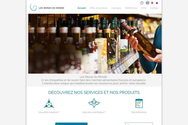 lesmenusdumonde.com site used Menudumonde