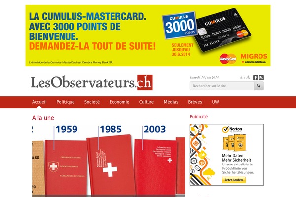 lesobservateurs.ch site used Observateurs