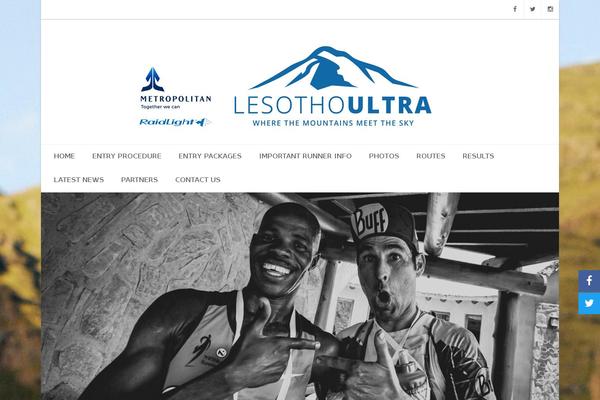 lesothoultratrail.com site used Agama Blue