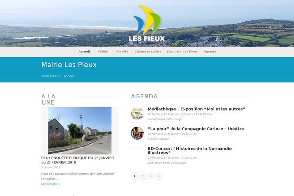 lespieux.fr site used Mairie-les-pieux