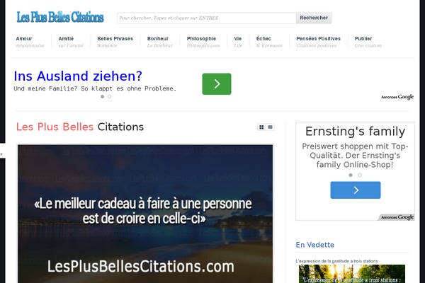 lesplusbellescitations.com site used Les-plus-belles-citations
