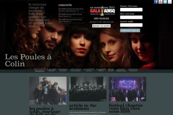Site using GigPress plugin