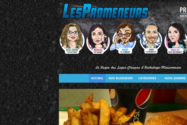 lespromeneurs.ca site used Persefone