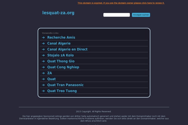 lesquat-za.org site used Lesquatza