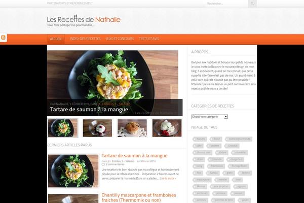 Foodpress theme site design template sample