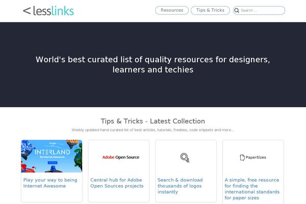 lesslinks.com site used Lesslinks