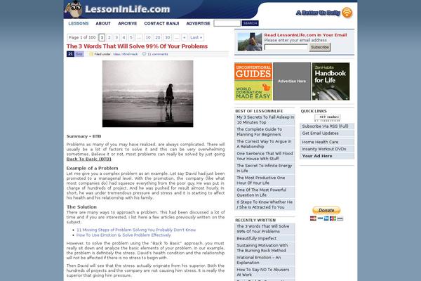 lessoninlife.com site used Freicurv