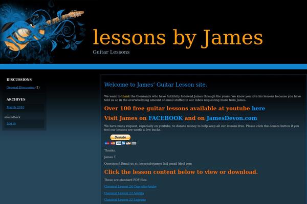 lessonsbyjames.com site used Blueflower-05
