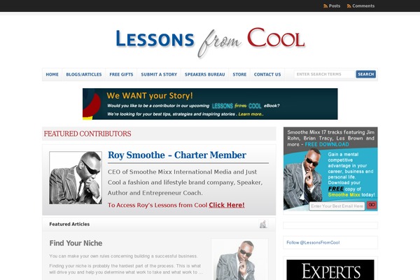 lessonsfromcool.com site used WP-Clear v.3.1.3