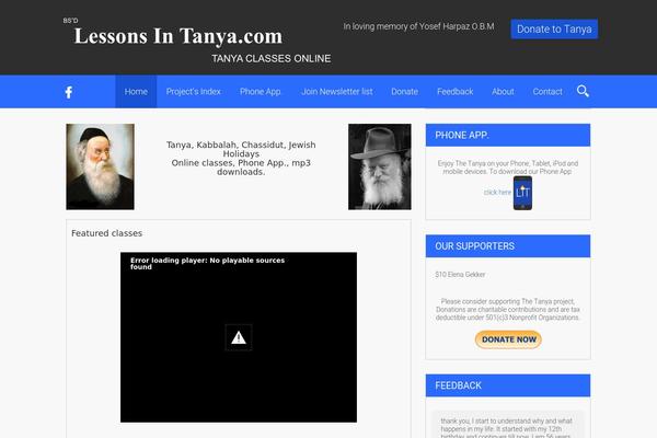 lessonsintanya.com site used Lessonsintanya