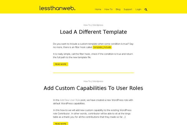 lessthanweb.com site used Lessthanweb
