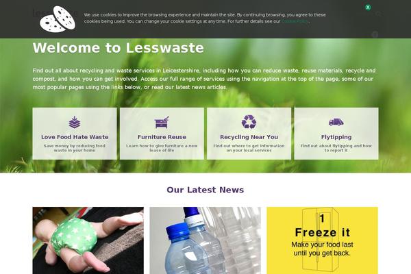 lesswaste.org.uk site used Lesswaste