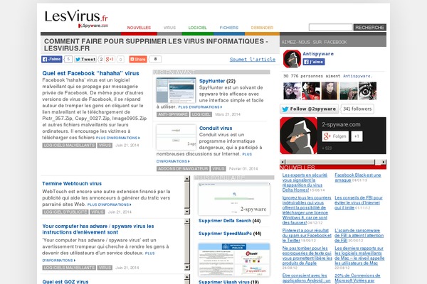 lesvirus.fr site used Esolaskit
