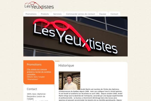 lesyeuxtistes.com site used Lesyeuxtistes