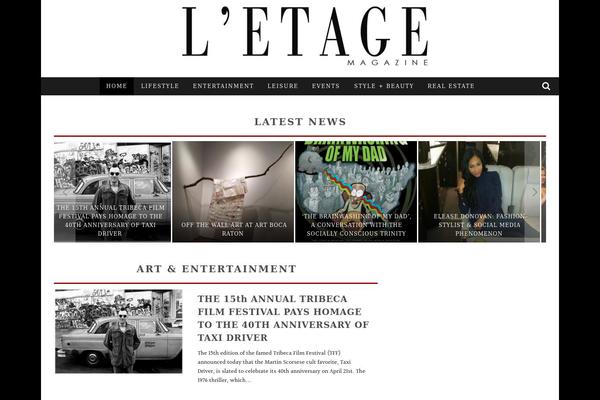 letagemagazine.com site used Letagetheme