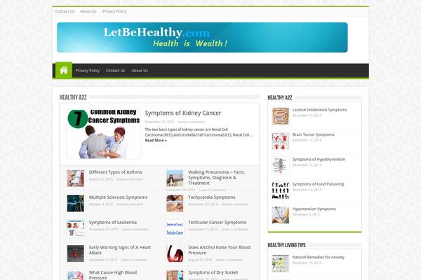 WordPress website example screenshot