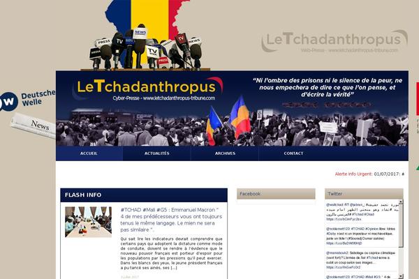 letchadanthropus-tribune.com site used Starter