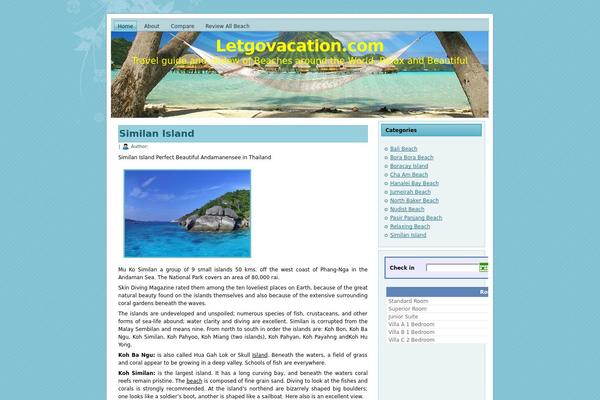 letgovacation.com site used Travel1