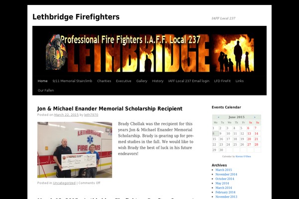 WordPress website example screenshot