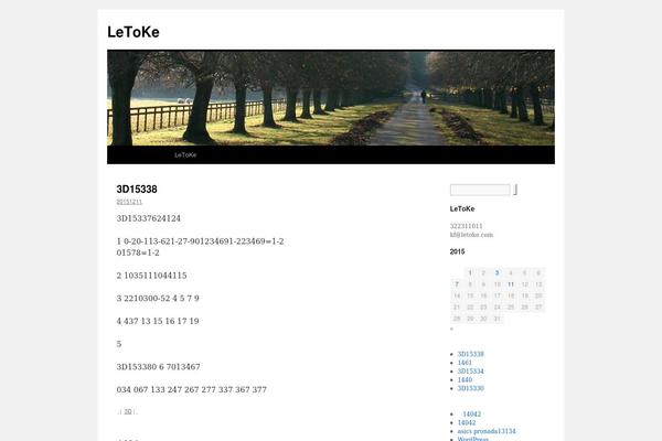 WordPress website example screenshot