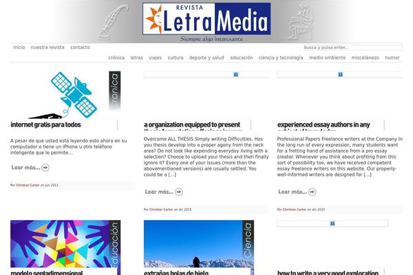 letramedia.cl site used Artfull