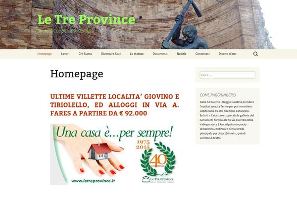Twenty Thirteen theme site design template sample