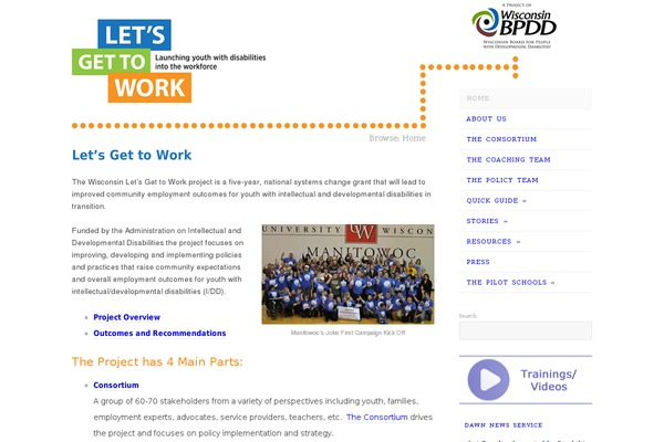 letsgettoworkwi.org site used Ascetica.0.1.8