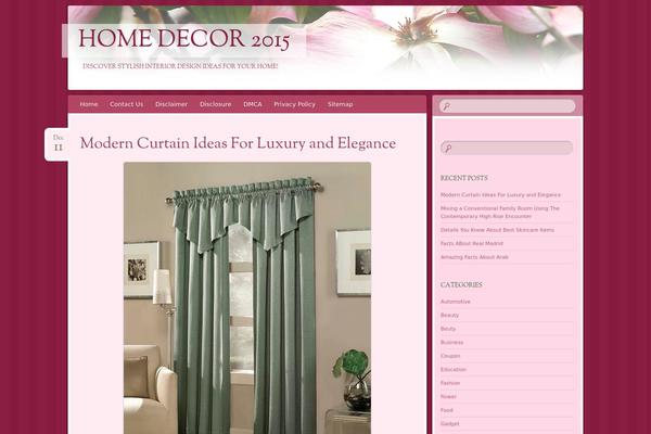 Bouquet theme site design template sample