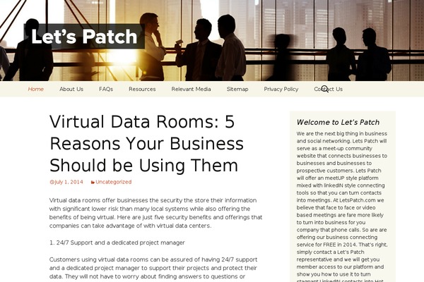 Twenty Thirteen theme site design template sample