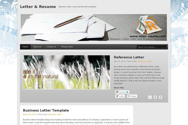 Esplanade theme site design template sample