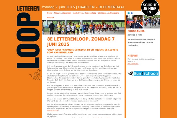 letterenloop.nl site used Letterenloop
