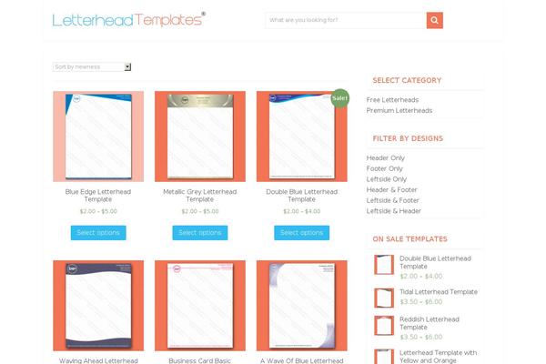 letterheadtemplate.net site used Blog-studio