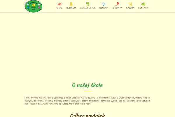Kiddie theme site design template sample