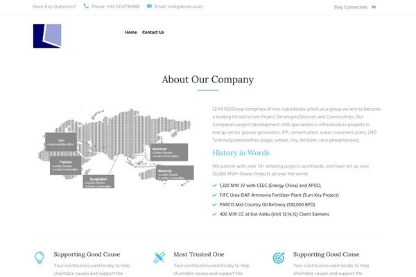 WordPress website example screenshot