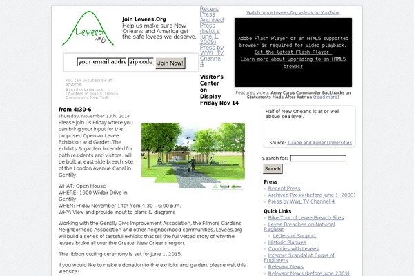 levees.org site used Levees2023