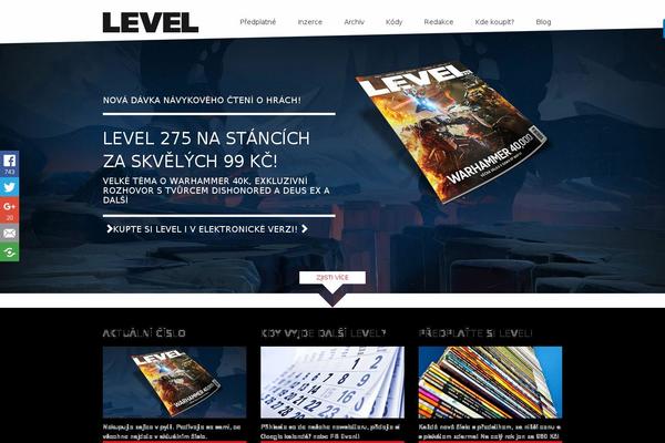 level.cz site used Level-magazine