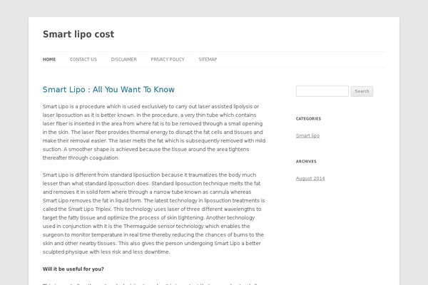 Twenty Twelve theme site design template sample