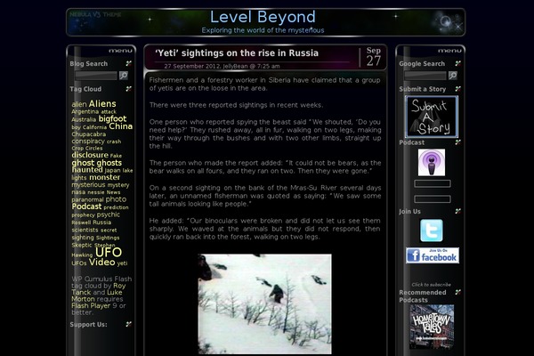 levelbeyond.com site used Nebula3-0