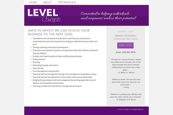 Twenty Eleven theme site design template sample