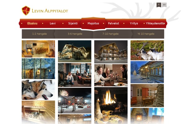 levinalppitalot.fi site used Levi