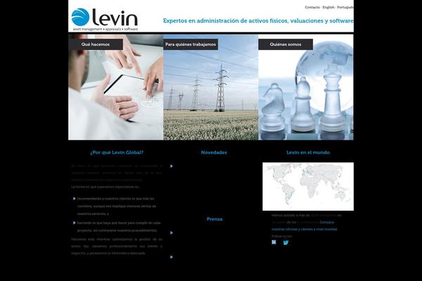 levinglobal.com site used Levin-theme