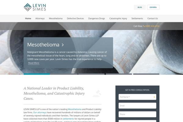 WordPress website example screenshot