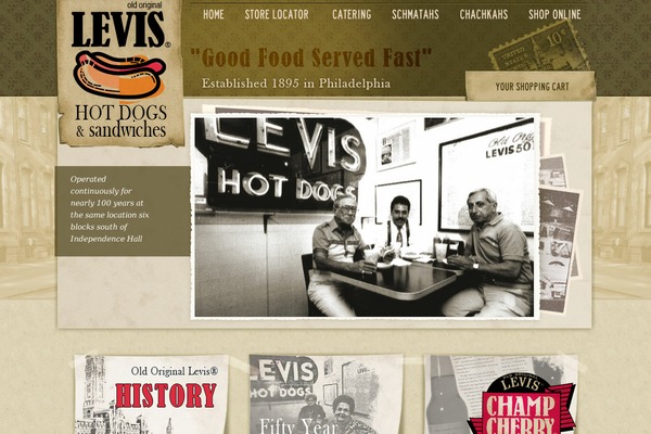 levishotdogs.com site used Levis