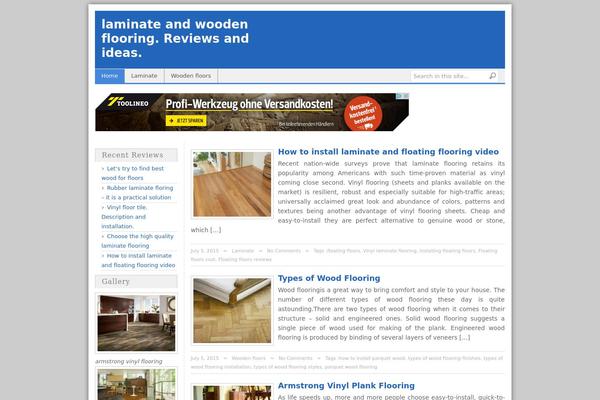 WordPress website example screenshot