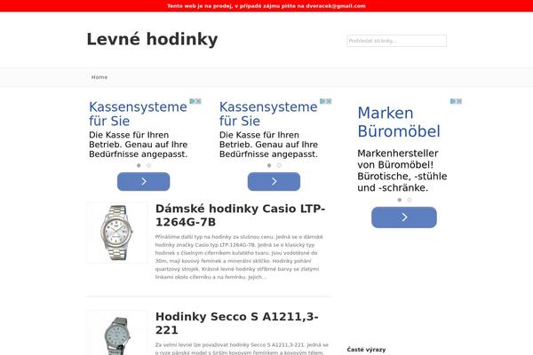 levnehodinky.cz site used Aselia
