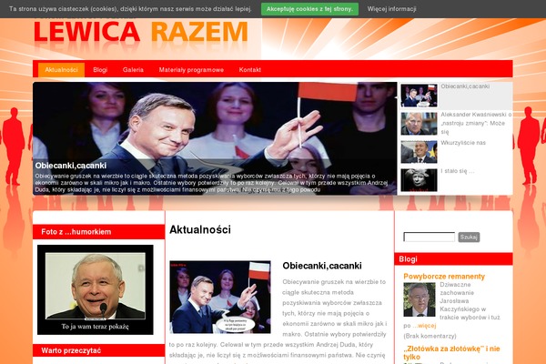 lewicarazem.pl site used Custom-community-master