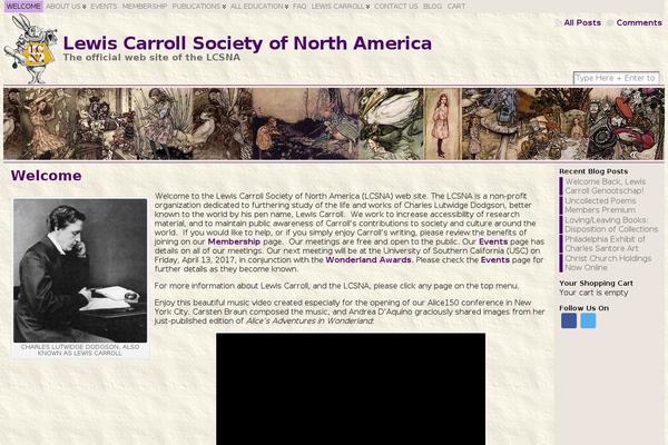 lewiscarroll.org site used Carrollian