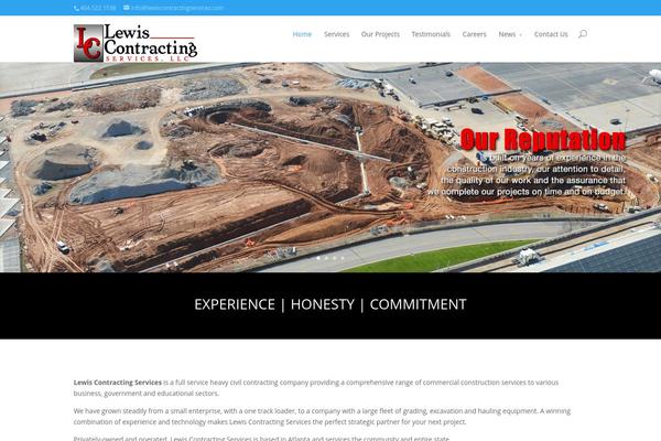 Divi theme site design template sample