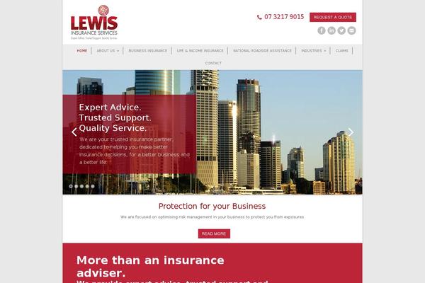 lewisinsurance.com.au site used Modernize v3.13